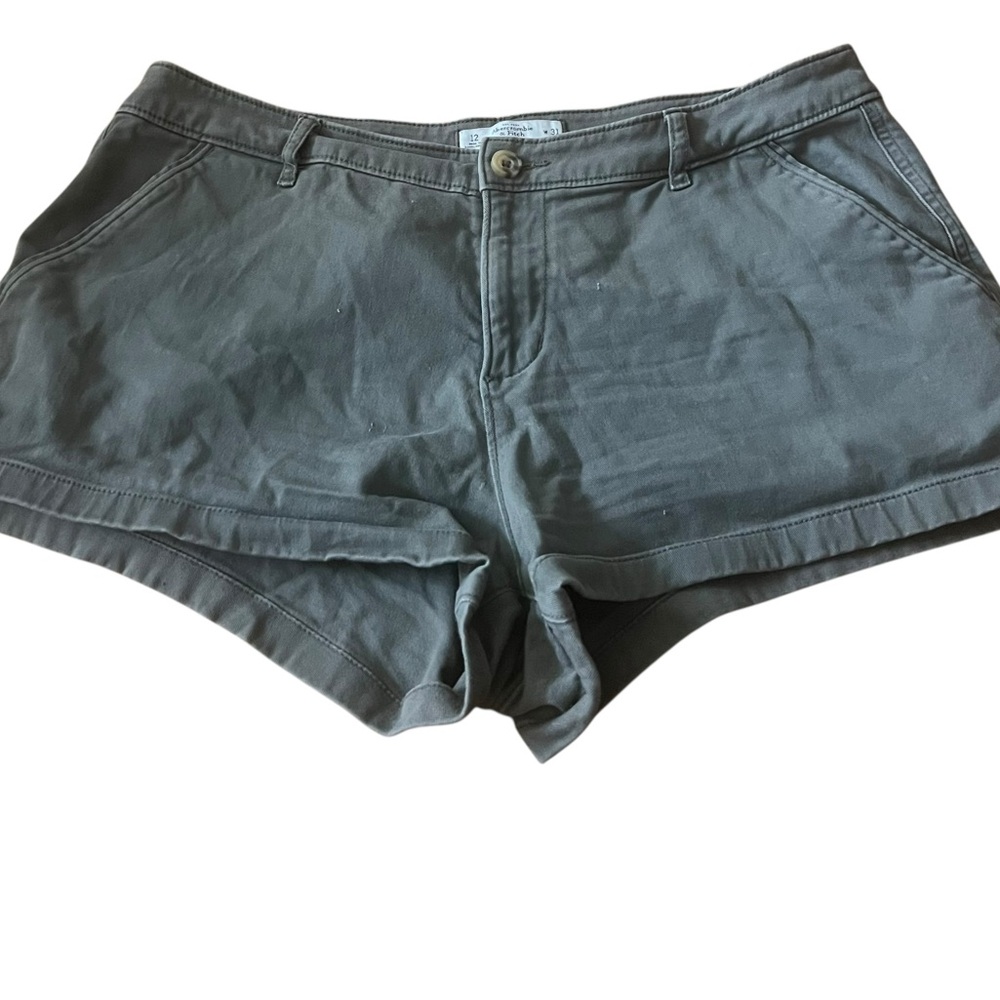 Abercrombie & Fitch Slate olive green  Chino Shorts – Size 12 (W31)